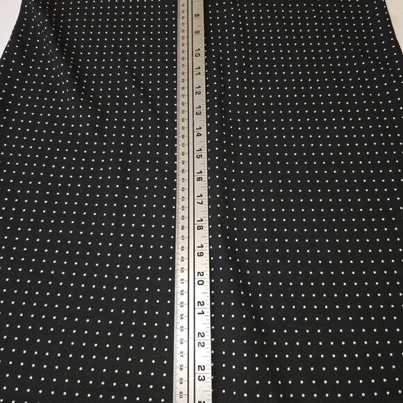 Chic Black White Polka Dot Slip Dress Chemise Lace Trim Spaghetti Strap S/M - Picture 4 of 4